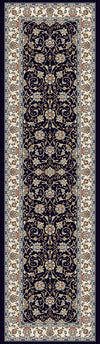 Dynamic Rugs Ancient Garden 57120 Blue/Ivory Area Rug Finished Runner Image