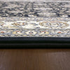 Dynamic Rugs Ancient Garden 57120 Blue/Ivory Area Rug Detail Image