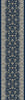 Dynamic Rugs Ancient Garden 57120 Blue/Ivory Area Rug Roll Runner Image