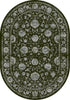 Dynamic Rugs Ancient Garden 57126 Charcoal/Silver Area Rug Oval Shot