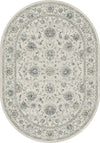 Dynamic Rugs Ancient Garden 57126 Cream Area Rug Oval Image