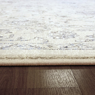 Dynamic Rugs Ancient Garden 57126 Cream Area Rug Detail Image