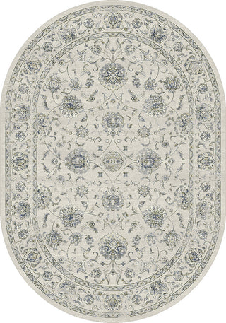 Dynamic Rugs Ancient Garden 57126 Cream Area Rug Oval Shot