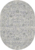 Dynamic Rugs Ancient Garden 57126 Silver/Grey Area Rug Oval Image