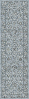 Dynamic Rugs Ancient Garden 57136 Steel Blue/Cream Area Rug Finished Runner Image