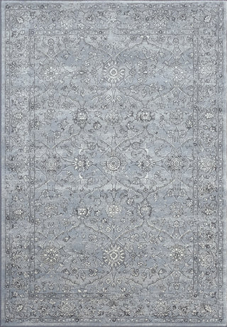 Dynamic Rugs Ancient Garden 57136 Steel Blue/Cream Area Rug Main Image