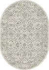Dynamic Rugs Ancient Garden 57136 Silver/Grey Area Rug Oval Image