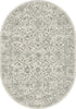Dynamic Rugs Ancient Garden 57136 Silver/Grey Area Rug Oval Shot
