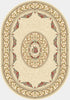 Dynamic Rugs Ancient Garden 57226 Ivory Area Rug Oval Shot