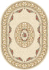 Dynamic Rugs Ancient Garden 57226 Ivory Area Rug Oval Image