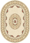 Dynamic Rugs Ancient Garden 57226 Ivory Area Rug Oval Image