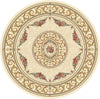Dynamic Rugs Ancient Garden 57226 Ivory Area Rug Round Image