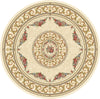 Dynamic Rugs Ancient Garden 57226 Ivory Area Rug Round Image