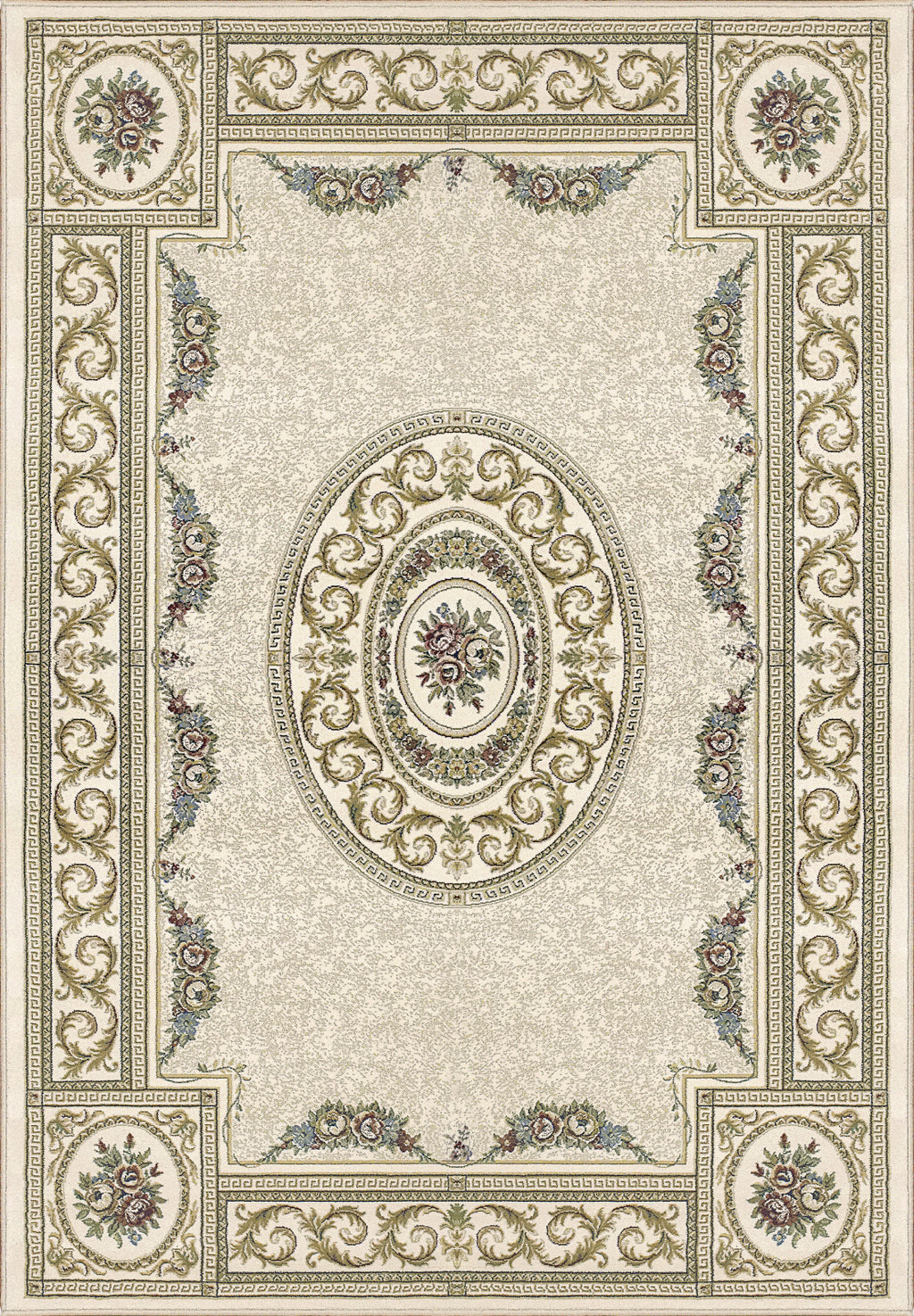 Dynamic Rugs Ancient Garden 57226 Ivory Area Rug main image