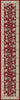 Dynamic Rugs Ancient Garden 57365 Red/Ivory Area Rug Finished Runner Image