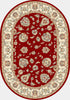 Dynamic Rugs Ancient Garden 57365 Red/Ivory Area Rug Oval Shot
