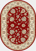 Dynamic Rugs Ancient Garden 57365 Red/Ivory Area Rug Oval Image