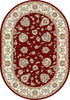 Dynamic Rugs Ancient Garden 57365 Red/Ivory Area Rug Oval Image