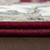 Dynamic Rugs Ancient Garden 57365 Red/Ivory Area Rug Detail Image