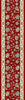 Dynamic Rugs Ancient Garden 57365 Red/Ivory Area Rug Roll Runner Image