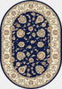 Dynamic Rugs Ancient Garden 57365 Blue/Ivory Area Rug Oval Image