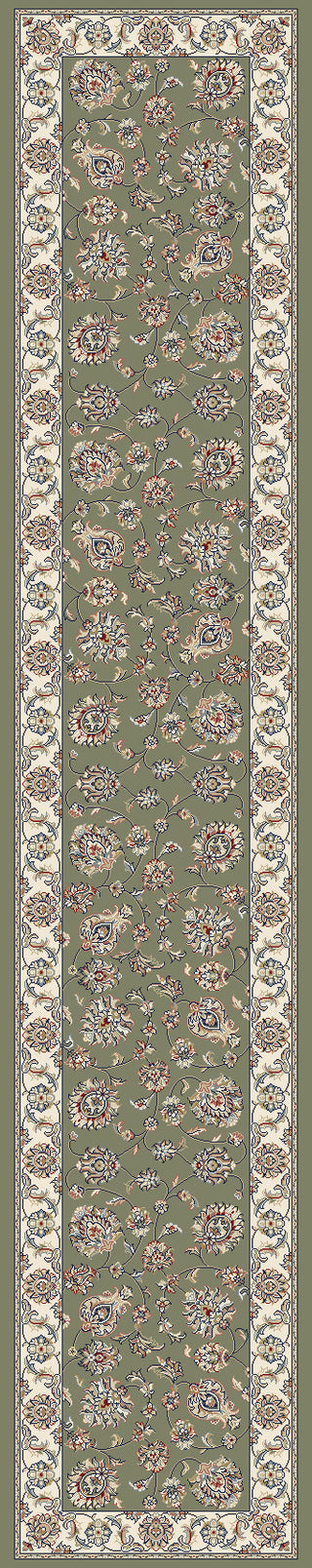 Dynamic Rugs Ancient Garden 57365 Green/Ivory Area Rug Finished Runner Image