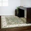 Dynamic Rugs Ancient Garden 57365 Green/Ivory Area Rug Lifestyle Image Feature