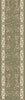 Dynamic Rugs Ancient Garden 57365 Green/Ivory Area Rug Roll Runner Image