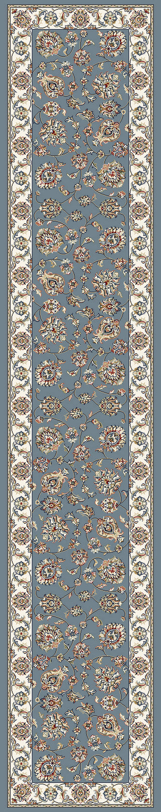 Dynamic Rugs Ancient Garden 57365 Light Blue/Ivory Area Rug Finished Runner Image