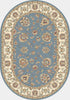 Dynamic Rugs Ancient Garden 57365 Light Blue/Ivory Area Rug Oval Image
