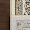 Dynamic Rugs Ancient Garden 57365 Ivory Area Rug Detail Image
