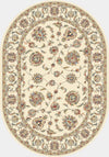 Dynamic Rugs Ancient Garden 57365 Ivory Area Rug Oval Shot