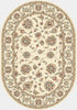 Dynamic Rugs Ancient Garden 57365 Ivory Area Rug Oval Image
