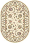 Dynamic Rugs Ancient Garden 57365 Ivory Area Rug Oval Image