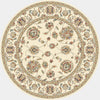 Dynamic Rugs Ancient Garden 57365 Ivory Area Rug Round Image