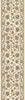 Dynamic Rugs Ancient Garden 57365 Ivory Area Rug Roll Runner Image