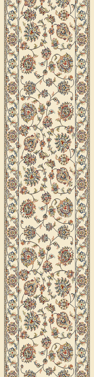 Dynamic Rugs Ancient Garden 57365 Ivory Area Rug Roll Runner Image