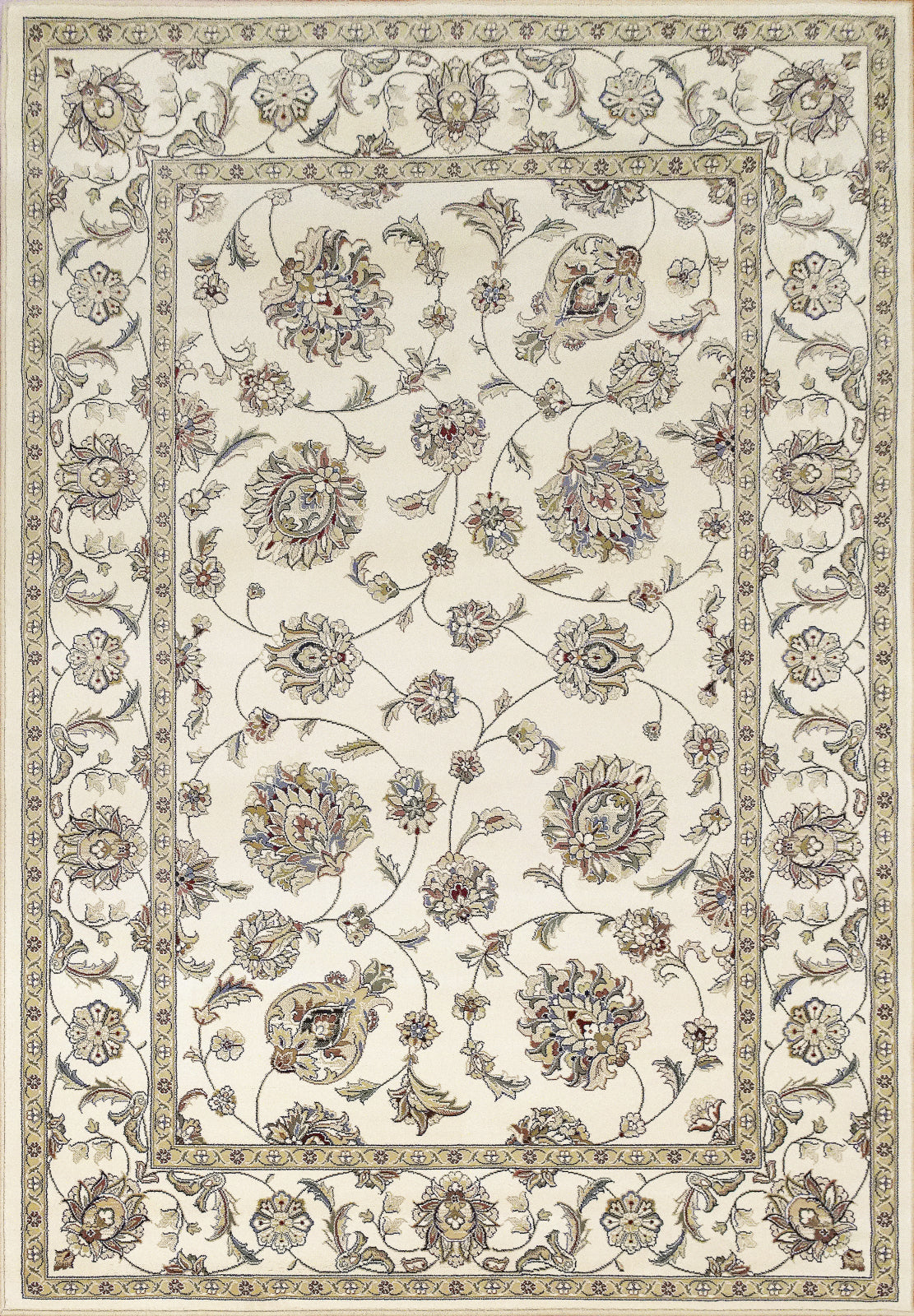 Dynamic Rugs Ancient Garden 57365 Ivory Area Rug main image
