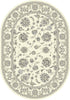 Dynamic Rugs Ancient Garden 57365 Cream Area Rug Oval Image