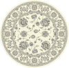 Dynamic Rugs Ancient Garden 57365 Cream Area Rug Round Image