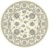 Dynamic Rugs Ancient Garden 57365 Cream Area Rug Round Image