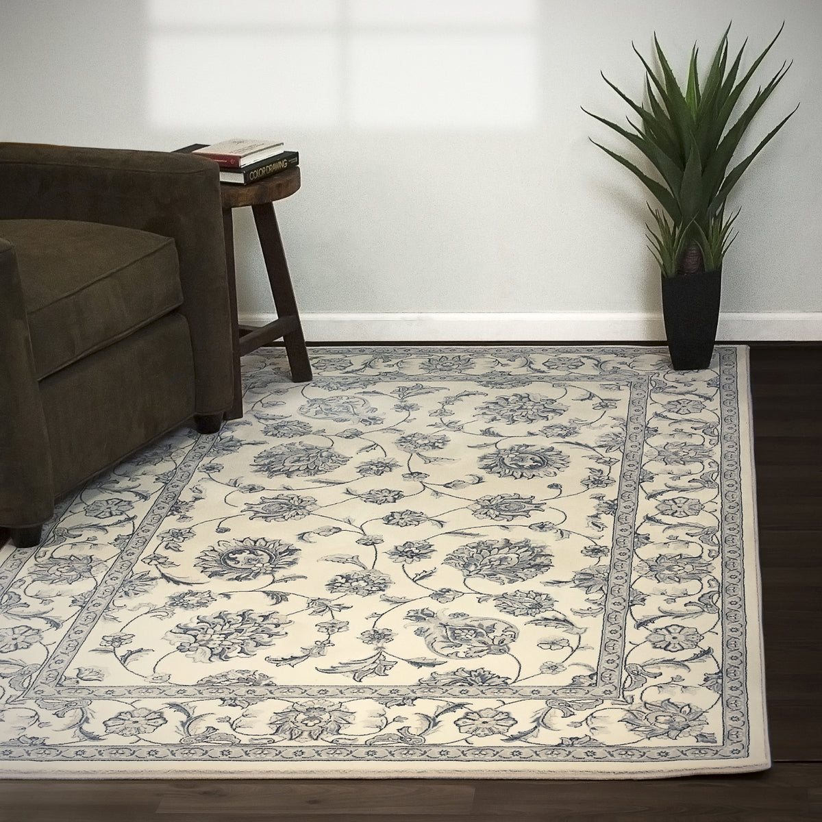 Dynamin Rugs Dynamic Rugs Ancient Garden 57365 Cream Area Rug – Incredible Rugs and ...