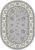 Dynamic Rugs Ancient Garden 57365 Soft Grey/Cream Area Rug Oval Image