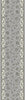 Dynamic Rugs Ancient Garden 57365 Soft Grey/Cream Area Rug Roll Runner Image