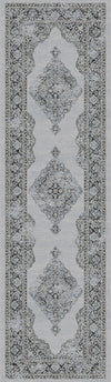 Dynamic Rugs Ancient Garden 57557 Soft Grey/Cream Area Rug Finished Runner Image