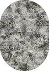 Dynamic Rugs Ancient Garden 57558 Grey Area Rug Oval Image