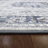 Dynamic Rugs Ancient Garden 57559 Silver/Blue Area Rug Detail Image