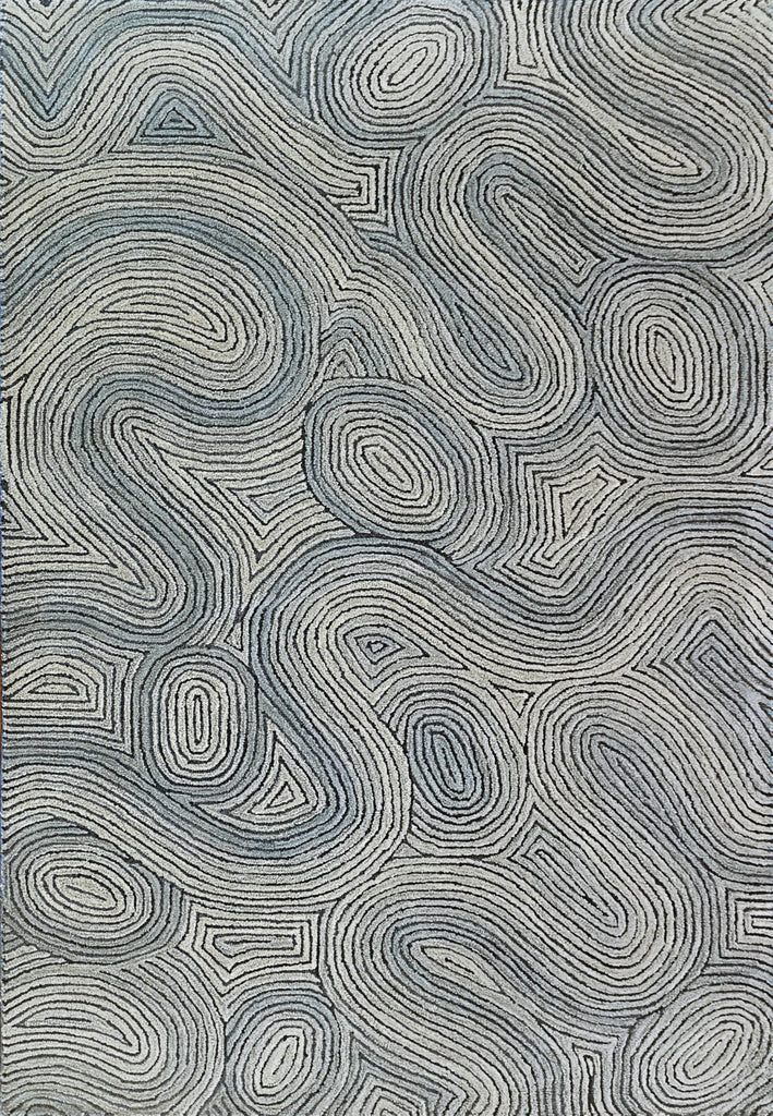 Dynamic Rugs Ariana 8183 Taupe Charcoal Area Rug main image