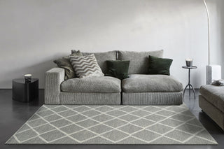 Dynamic Rugs Ava 5203 Grey Ivory Area Rug Lifestyle Image