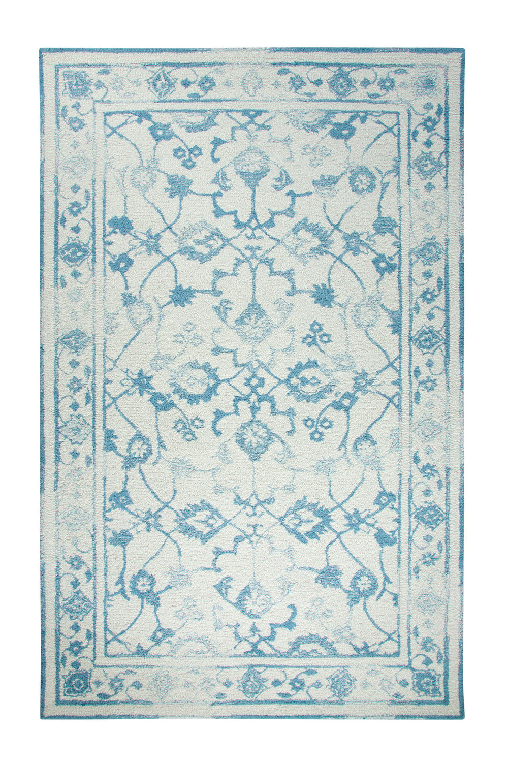 Dynamic Rugs Avalon 88802 Ivory/Light Blue Area Rug